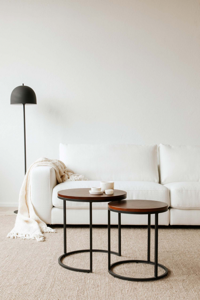 Mesa de centro 'Prime' S 2 partes - Nogal