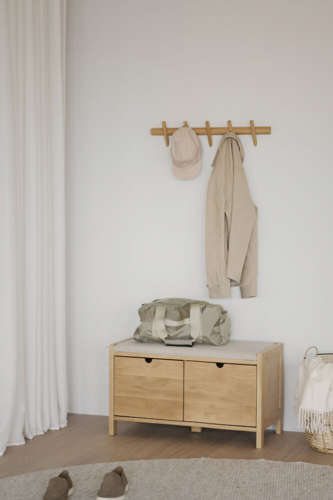 Lista de ganchos 'Hillmond' 65cm - Roble