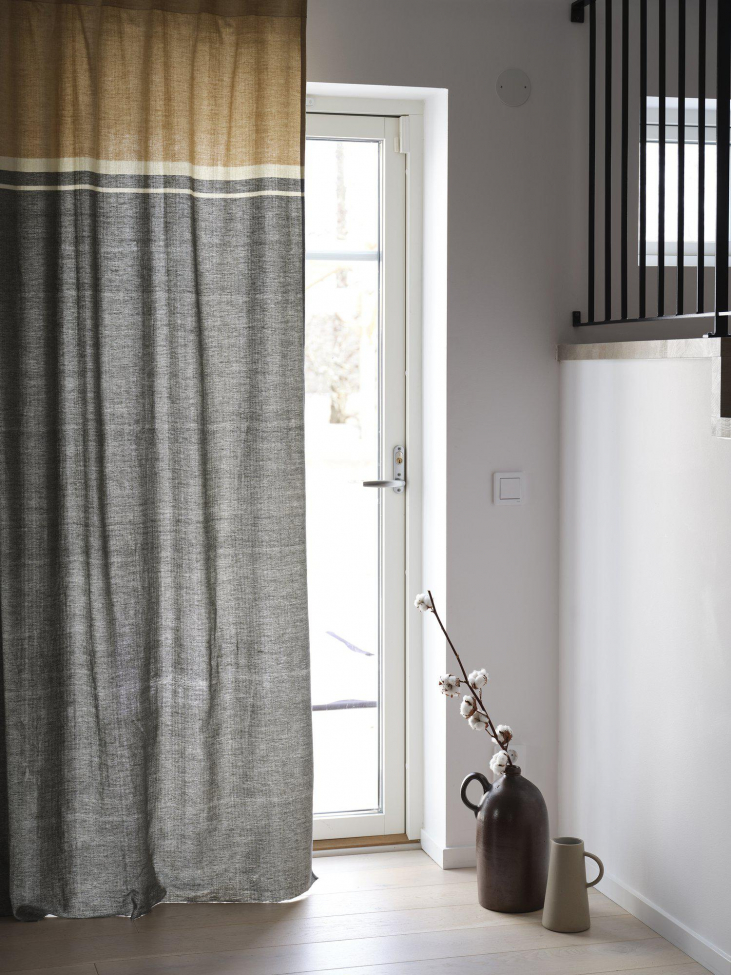 Paquete de 2 cortinas 'Carin' 140x260 - Marrón