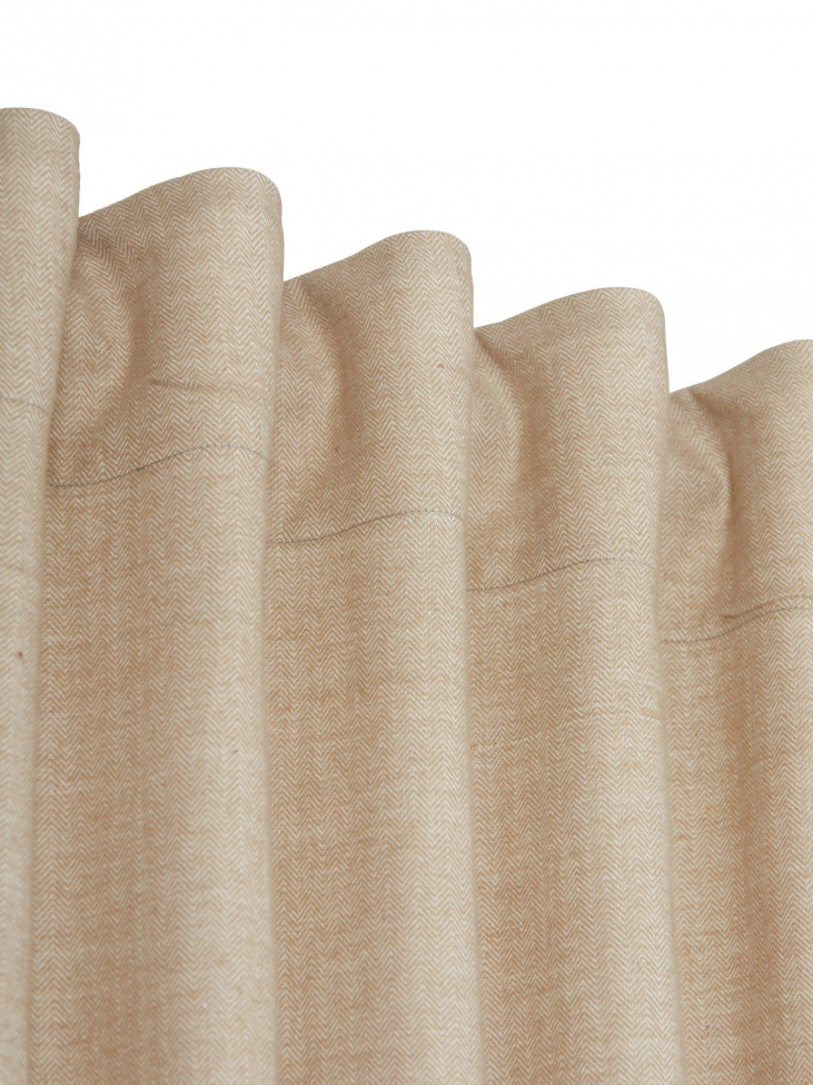 Paquete de 2 cortinas 'Carin' 140x260 - Marrón