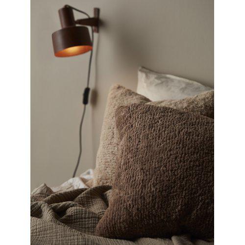 Funda de cojín 'Dolly' 45x45 - Marrón