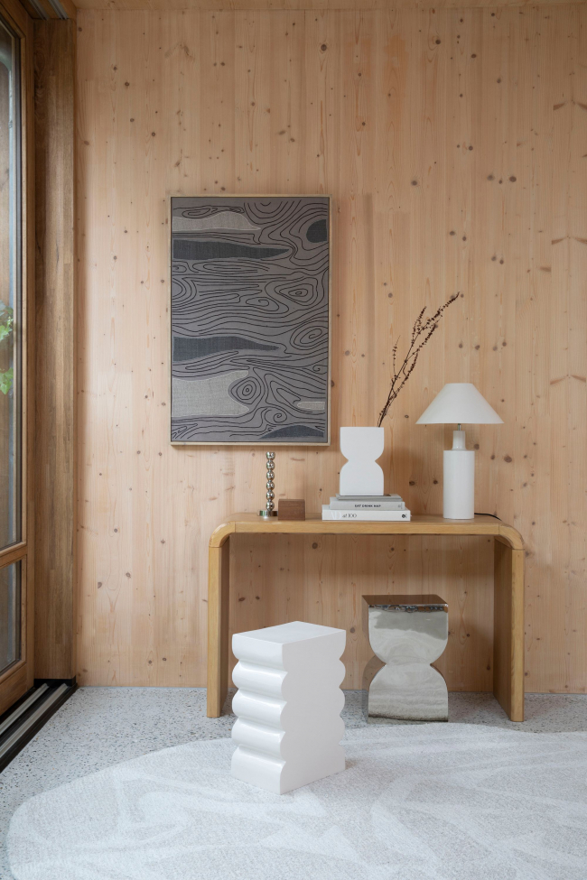 Puf 'Cones' - Púrpura