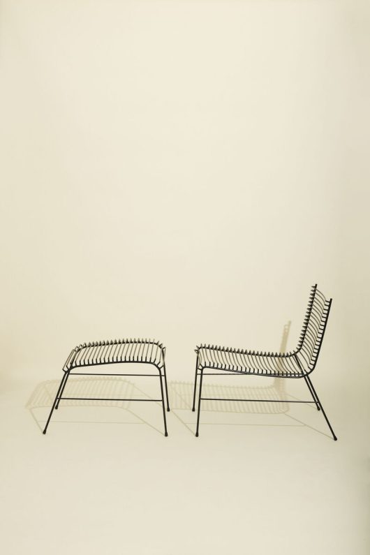 String Lounge Chair 'Park' - Negro