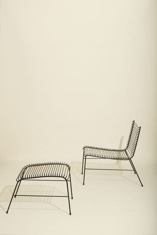 String Lounge Chair 'Park' - Negro