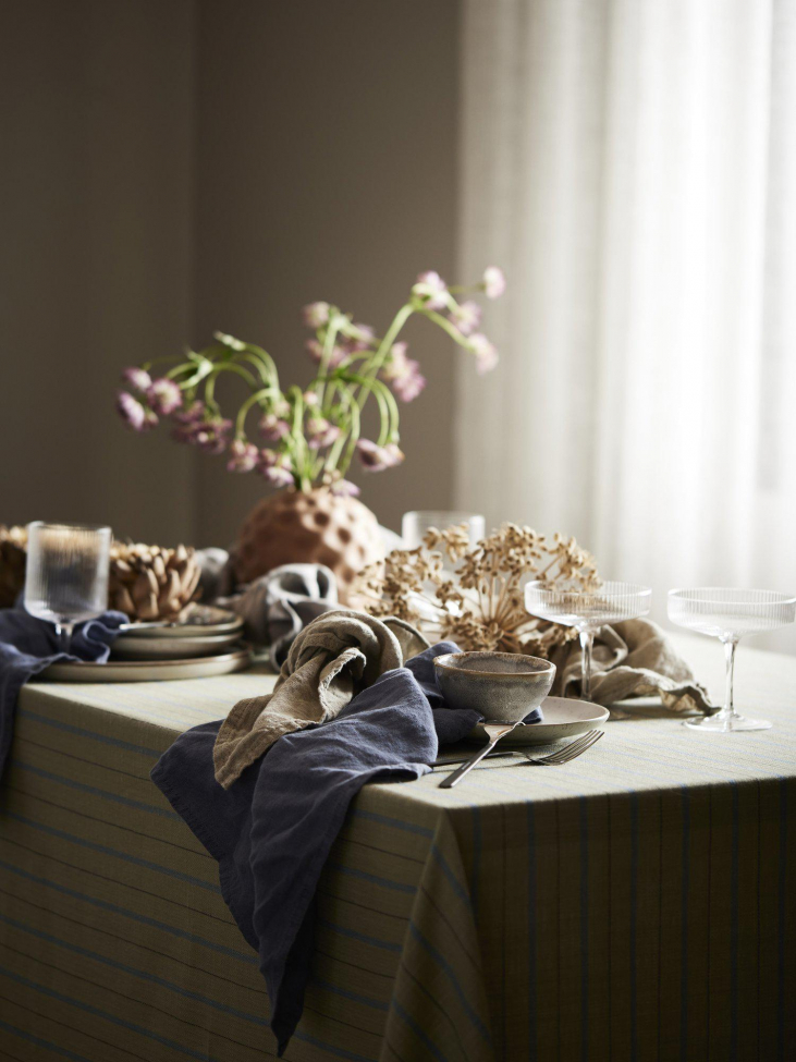 Mantel 'Astrid' 140x280 - Verde