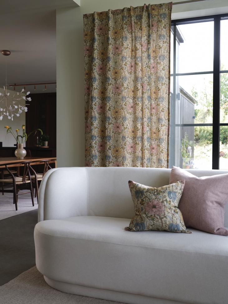 Funda de cojín 'Flore' 45x45 - Amarillo