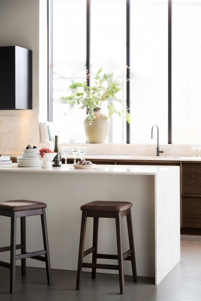 Taburete 'Livermore' - Marrón