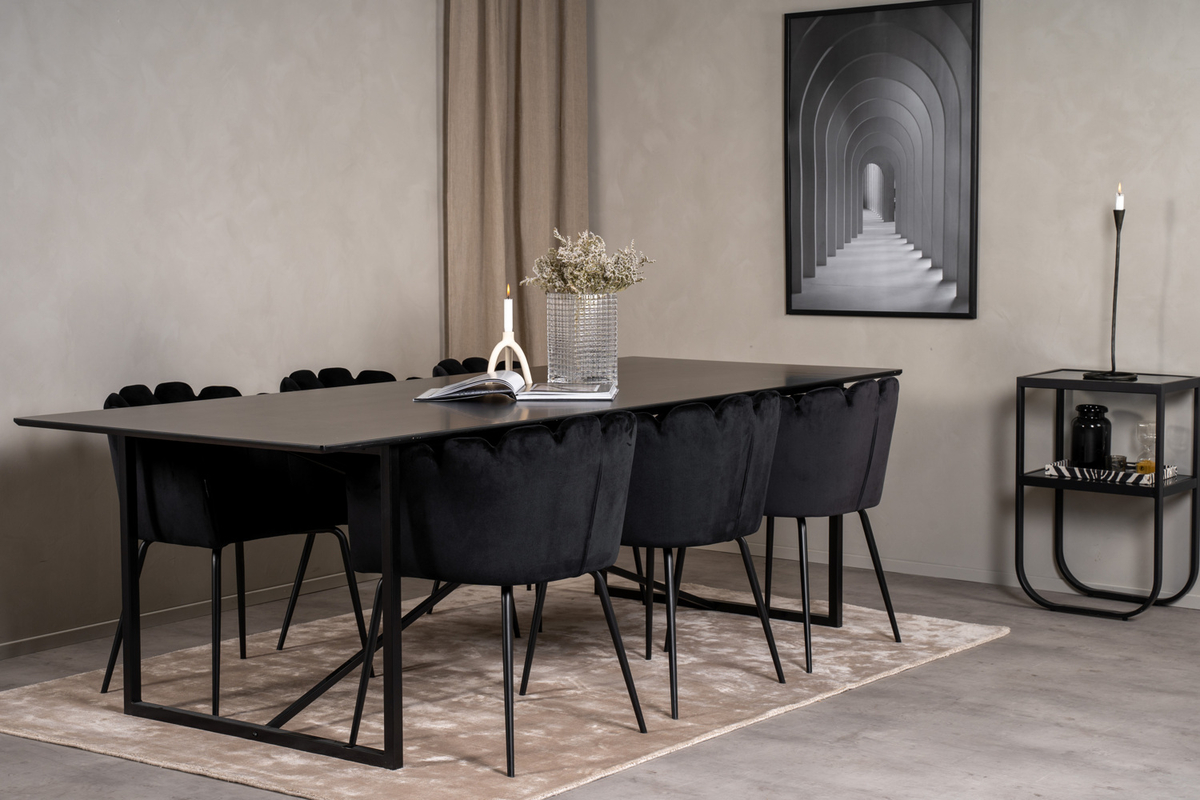 Silla 'Flatanger' - Negro