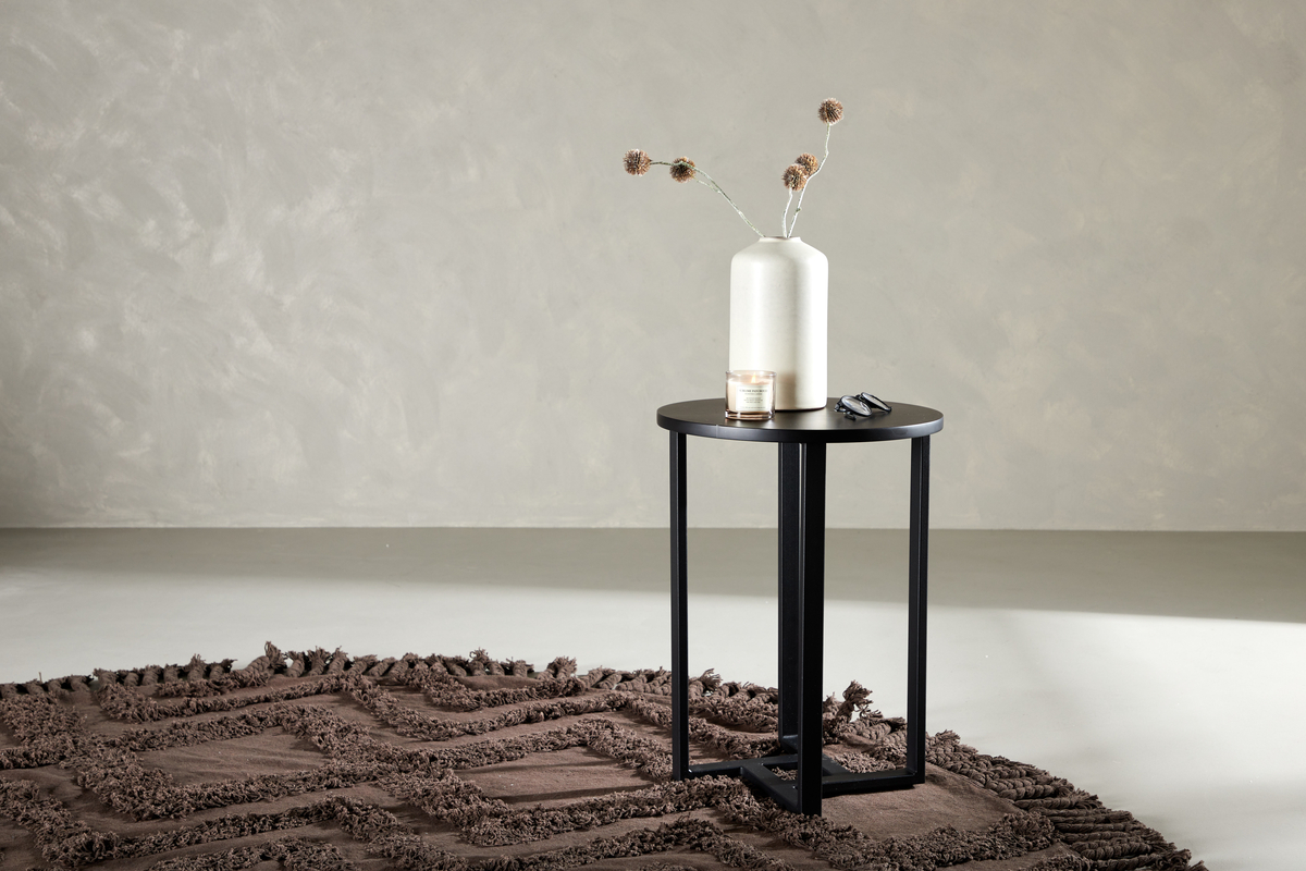 Mesa de centro 'Livia' Redonda 40cm - Negro