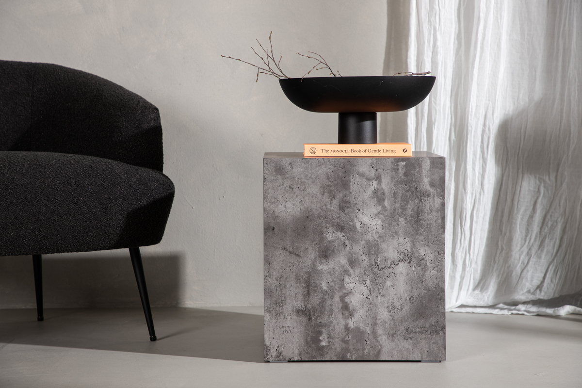 Mesa de café 'Ydre' 40x40 - Gris