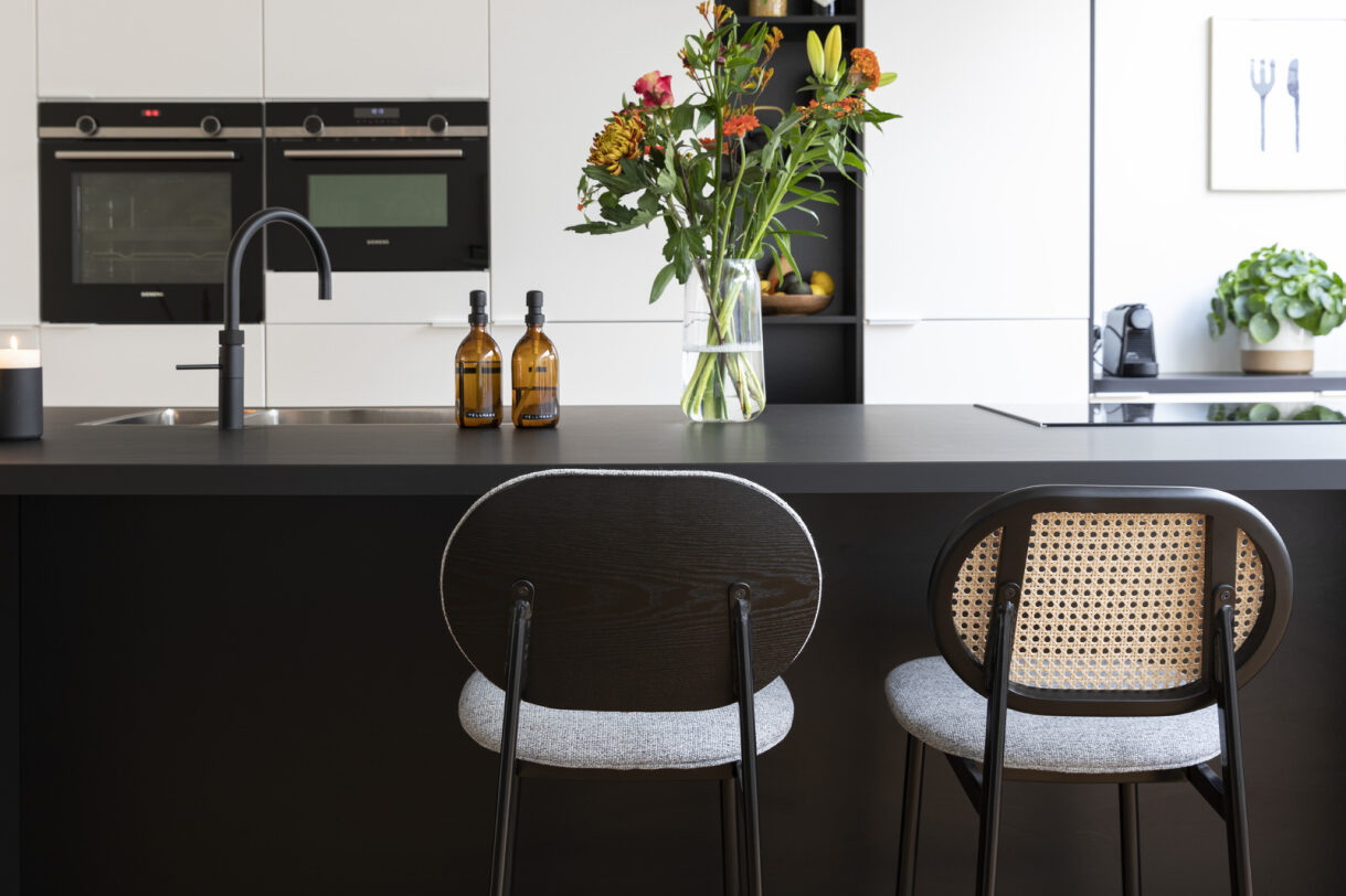 Silla 'Chatou' - Natural/Gris