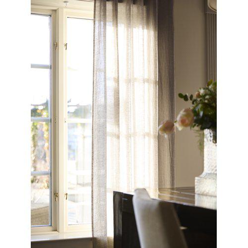 Cortina 'Edith' 2-pack 140x280 - Beige