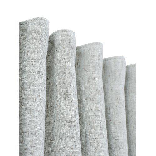 2-pack Cortina opaca 'Sten' 270x280 - Blanco