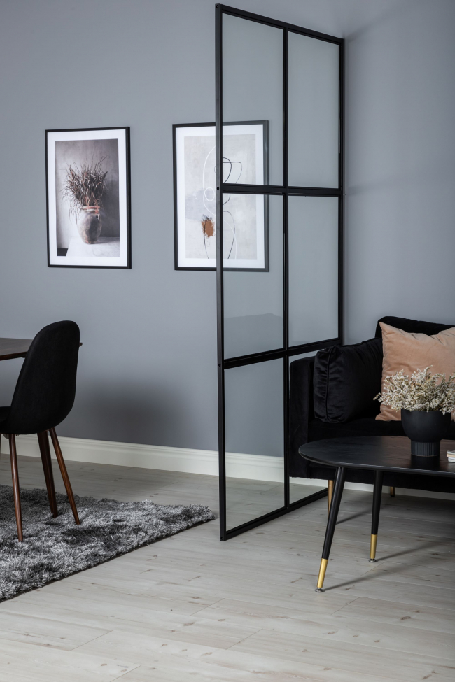 Pared industrial 'Nyköping' - Negro