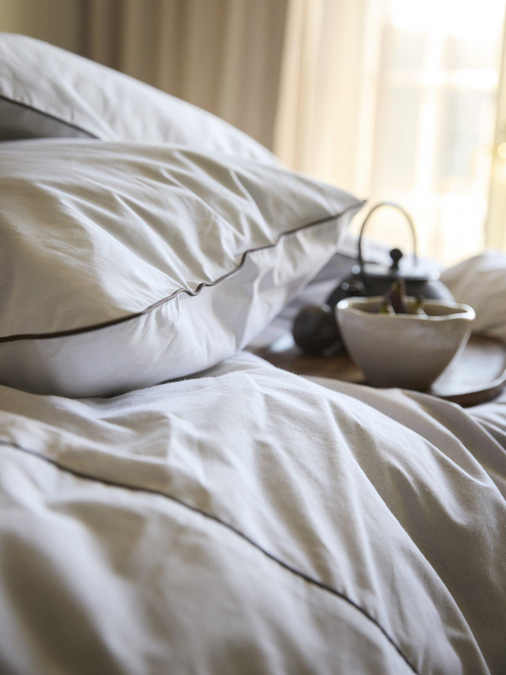 Juego de cama 'Carlton' 220x220 - Blanca