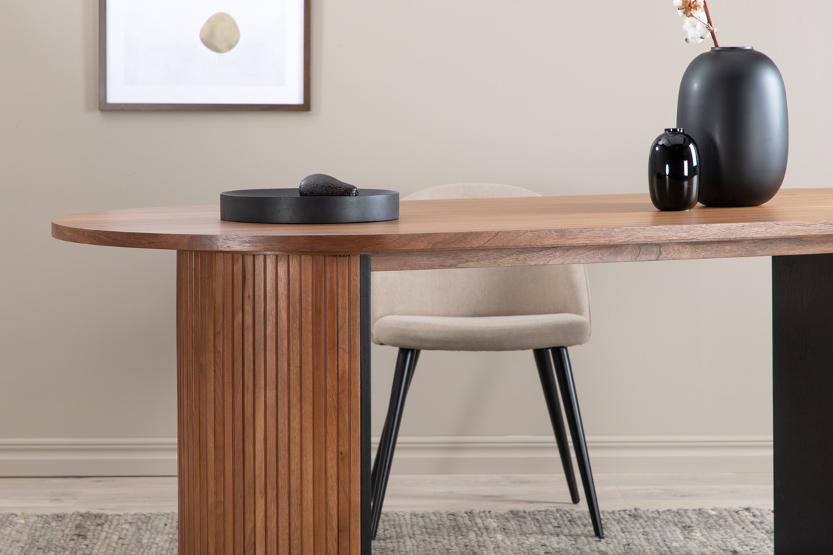 Mesa de comedor 'Barkaby' 90x200cm - Marrón