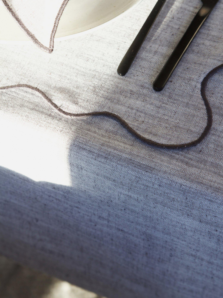 Mantel 'Sabina' Redonda 200cm - Gris