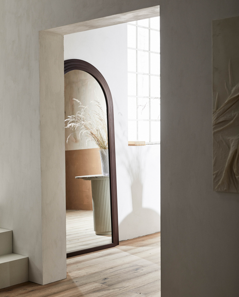 Espejo 'Falco' - Marrón