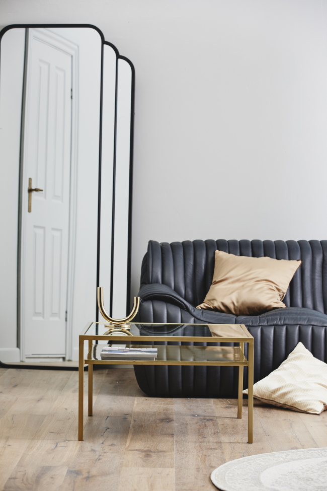 Espejo de pared 'SKYLARK' 100x200cm - Negro