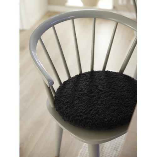 Cojín de silla 'Teddy' D38 - Negro