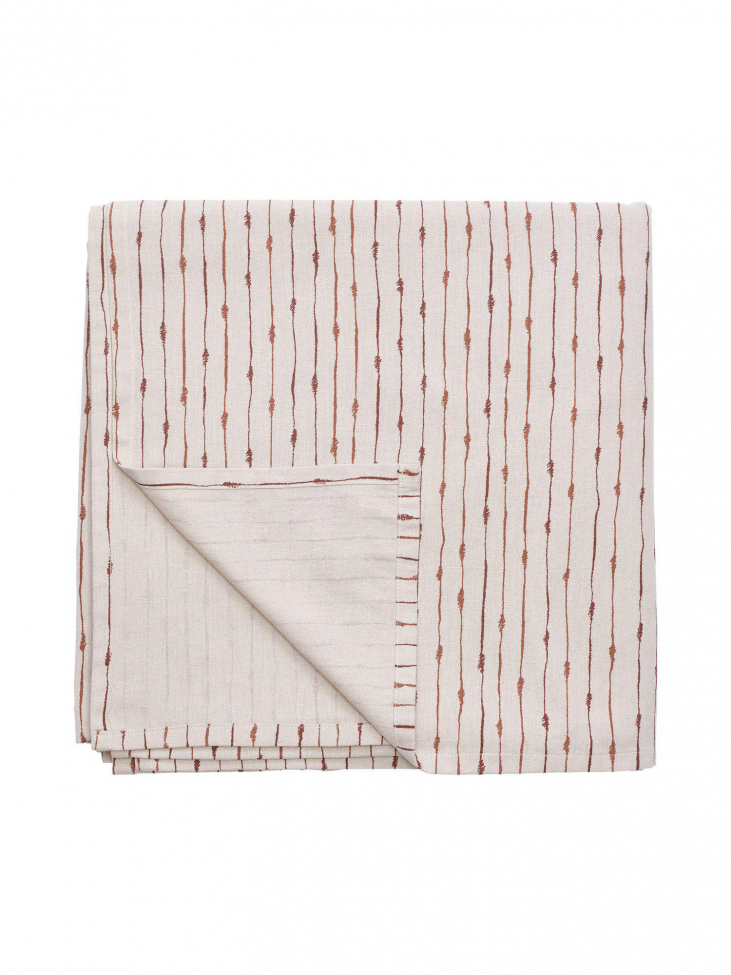 Mantel 'Unni' 145x280 - Marrón