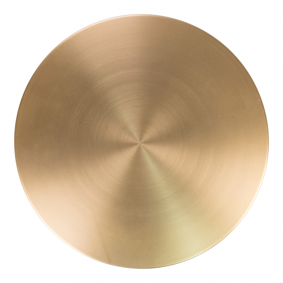 Mesa auxiliar 'Lecco' Redonda 51cm - Mármol/Latón