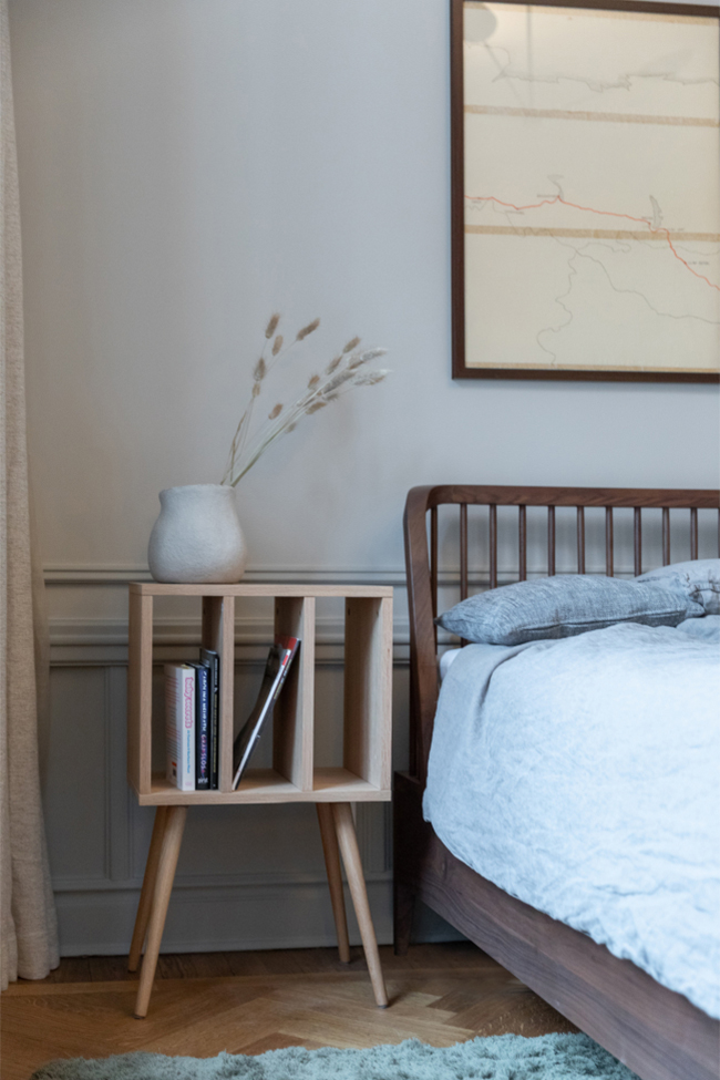 Mesita de noche 'Nordisk' - Roble