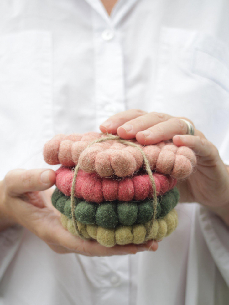 4-pack Posavasos 'Vanja' - Multi