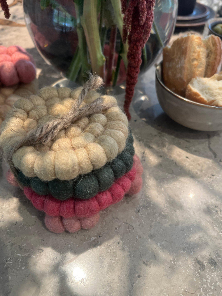 4-pack Posavasos 'Vanja' - Multi