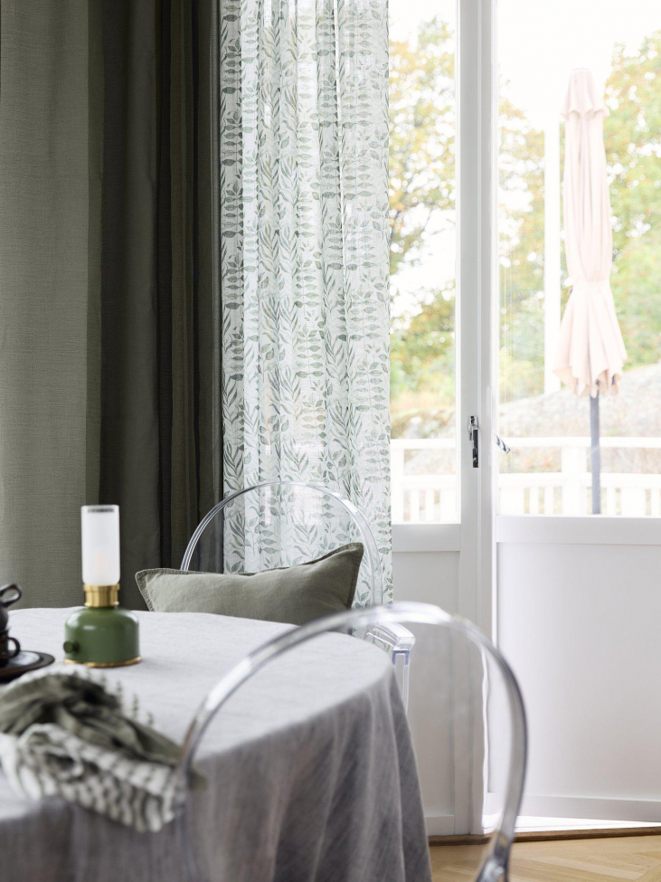 2-pack Cortina 'Filippa' 140x280cm - Verde