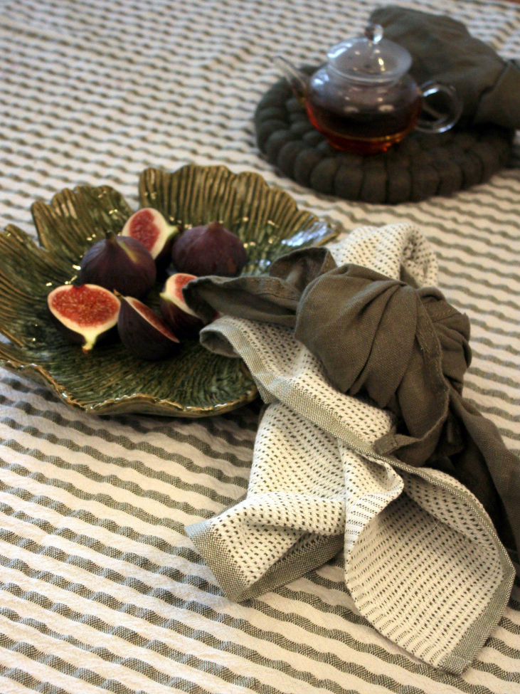 Mantel 'Agata' 145x280cm - Verde