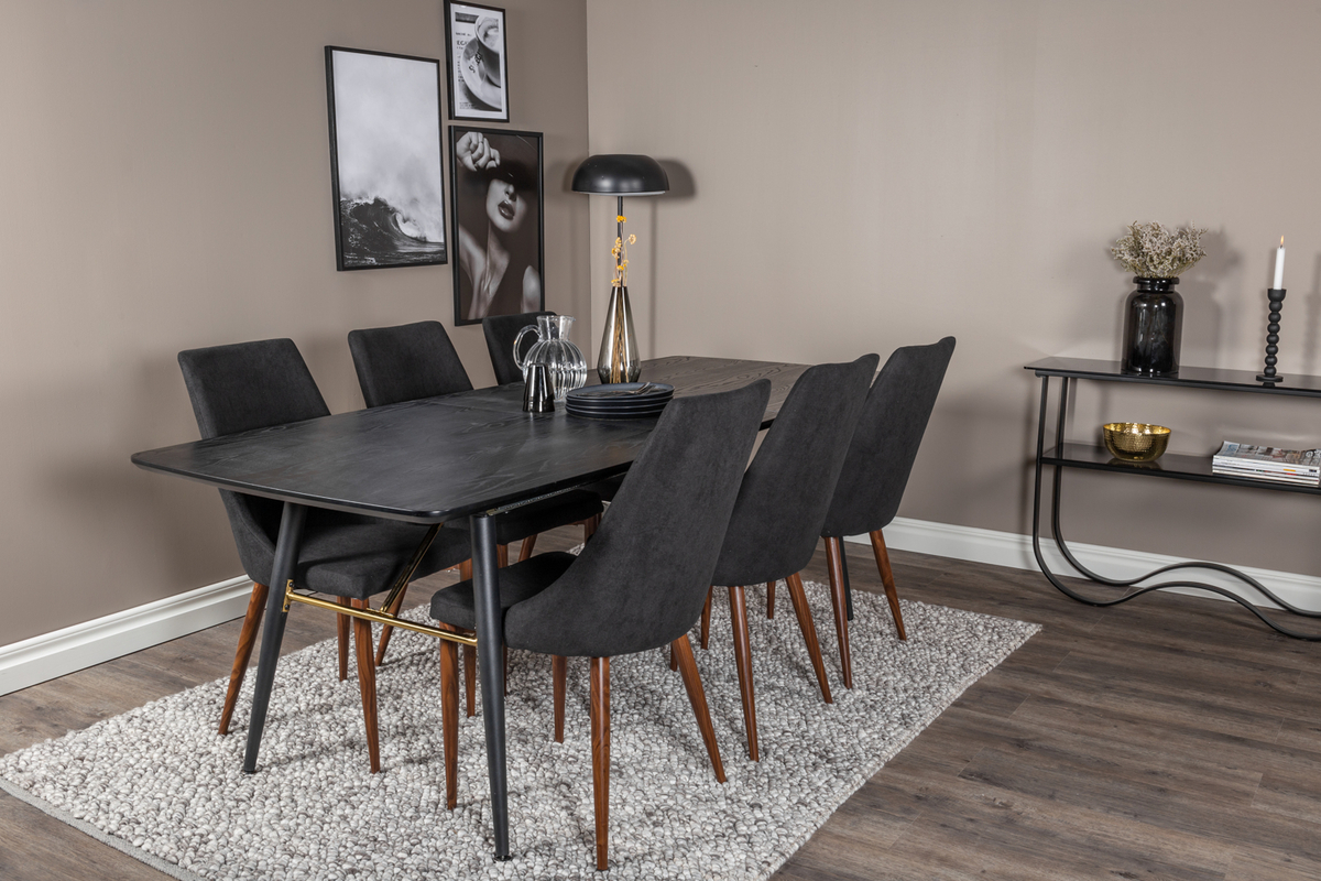 Silla 'Fauske' - Negro