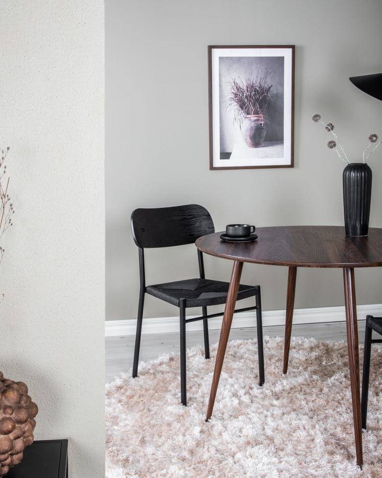 Mesa de comedor 'Uddevalla' Redonda 100cm - Nogal