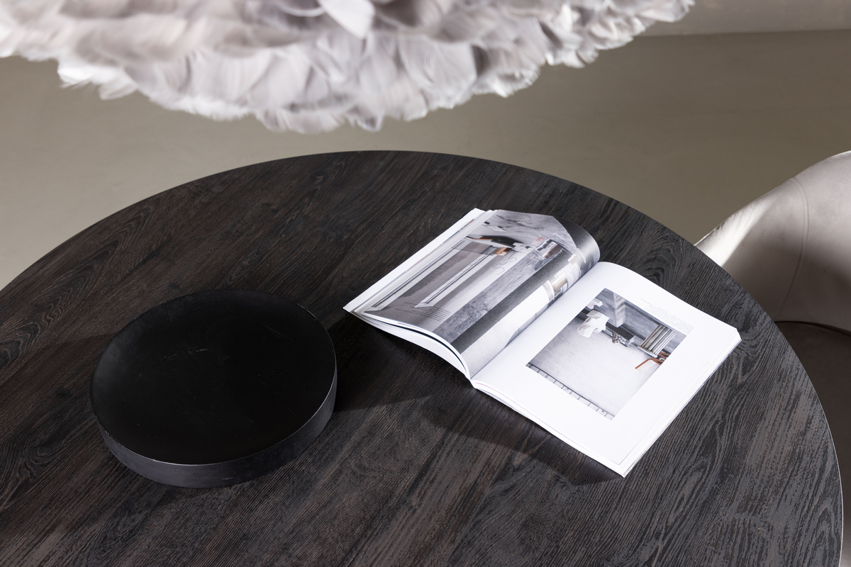 Mesa de comedor 'Lisa' Redonda 120cm - Negro