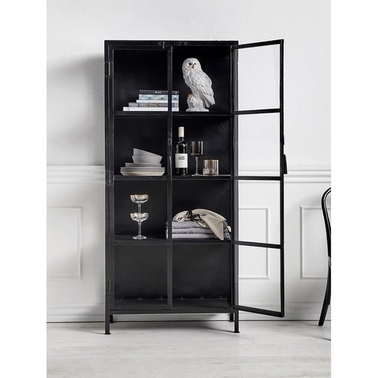 Vitrina 'Phoenix' - Hierro/Negro