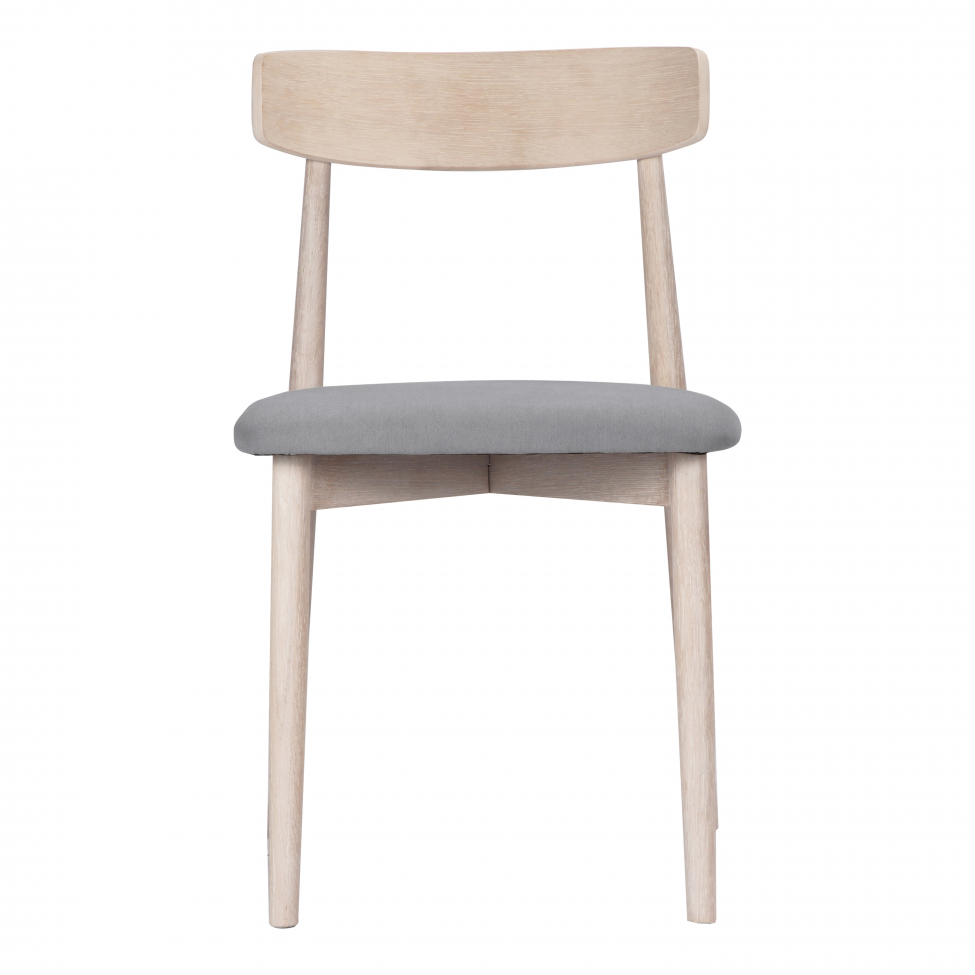 Silla 'Ystad' - Roble blanco/Gris