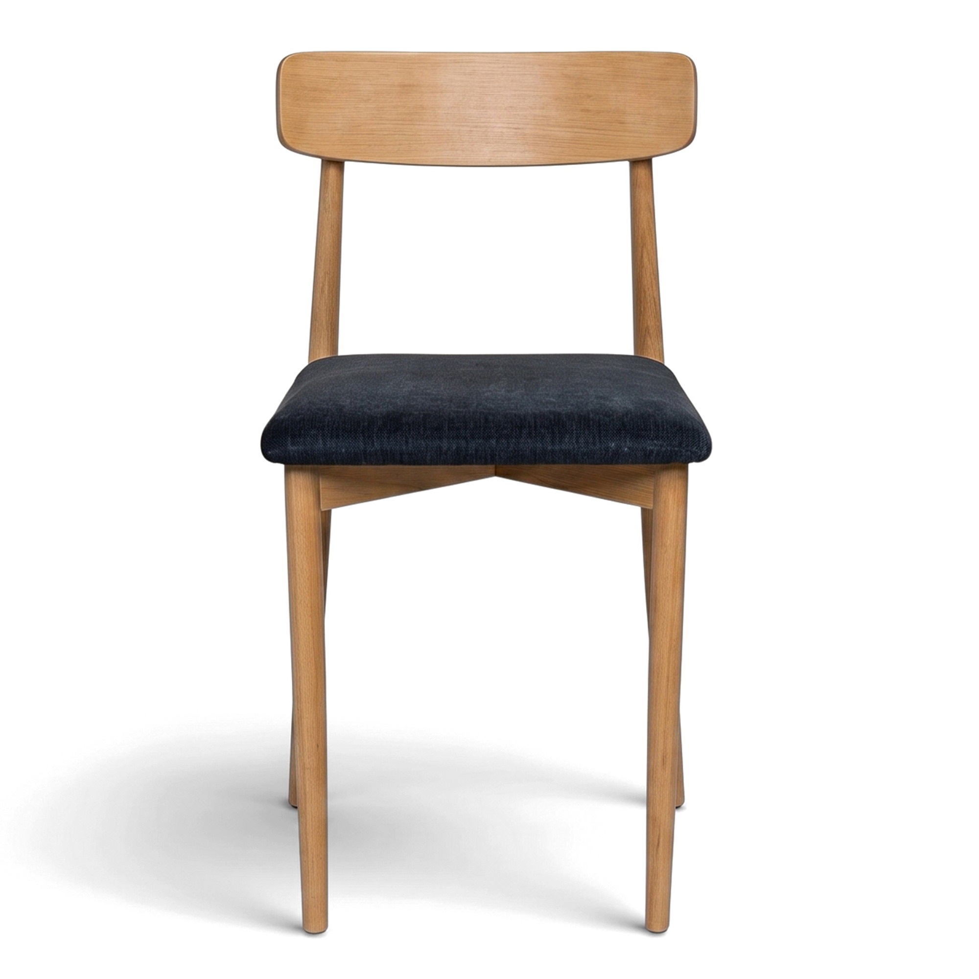 Silla 'Ystad' - Natural/Negro