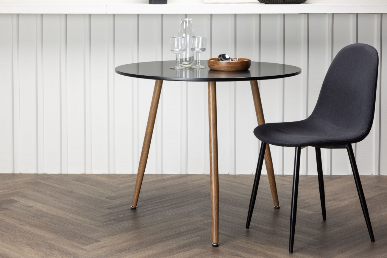 Mesa 'Palermo' Redonda 90cm - Negra