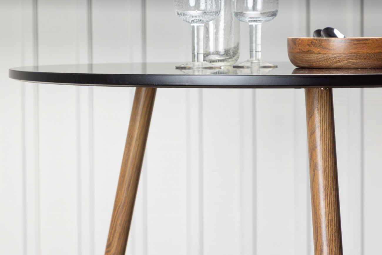 Mesa 'Palermo' Redonda 90cm - Negra