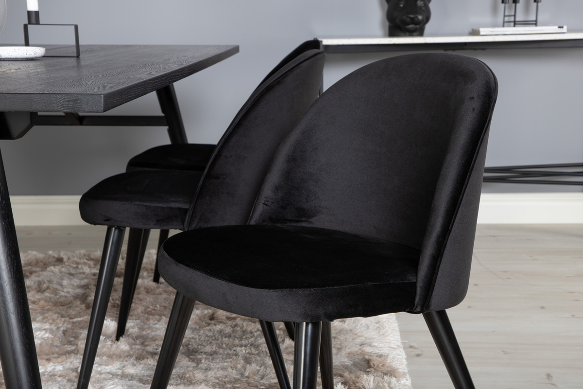 Silla 'Elverum' - Negro