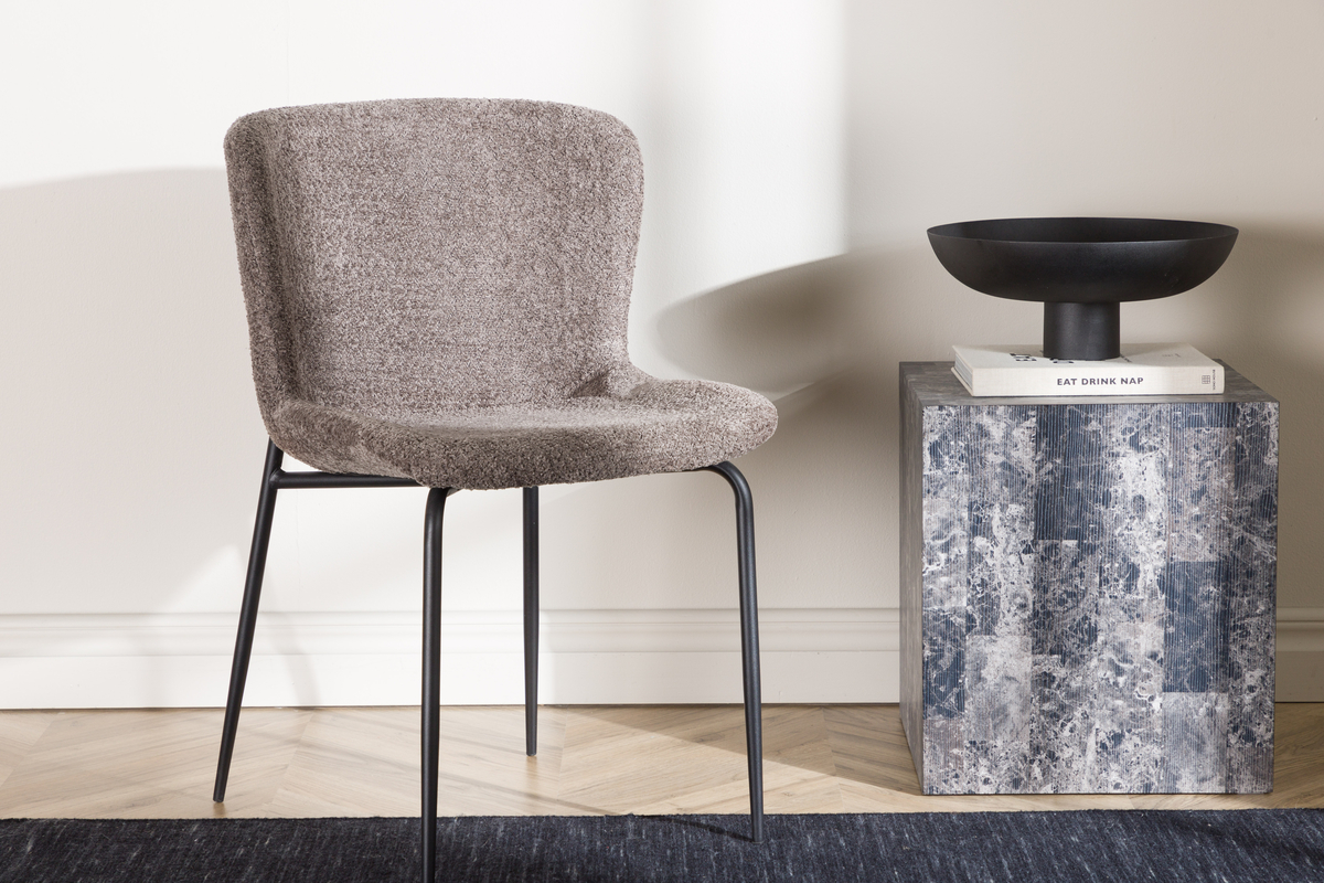 Silla 'Eresfjord' - Gris oscuro/Negro