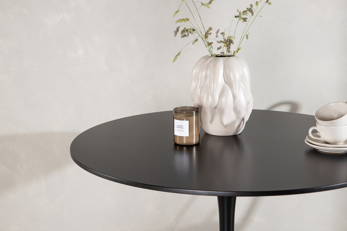Mesa de comedor 'Greta' Redonda 100cm - Negro