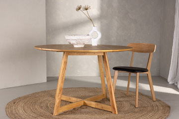 Mesa de comedor 'Fors' Redonda 120cm - Natural
