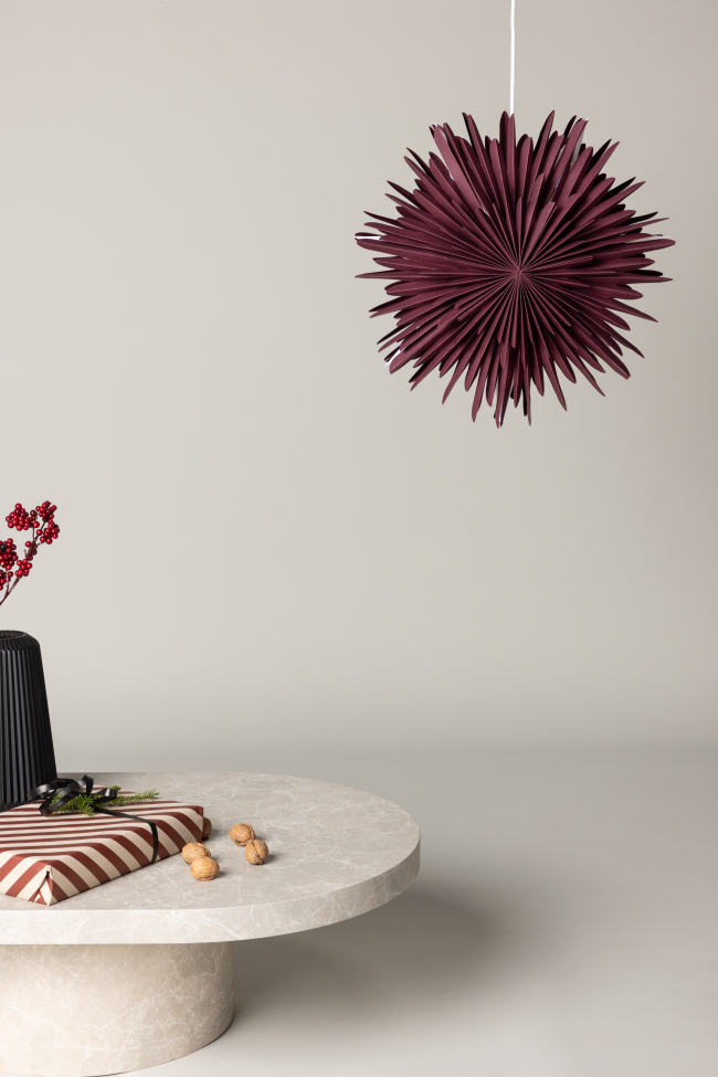 Estrella de Navidad 'Ture' - Rojo oscuro