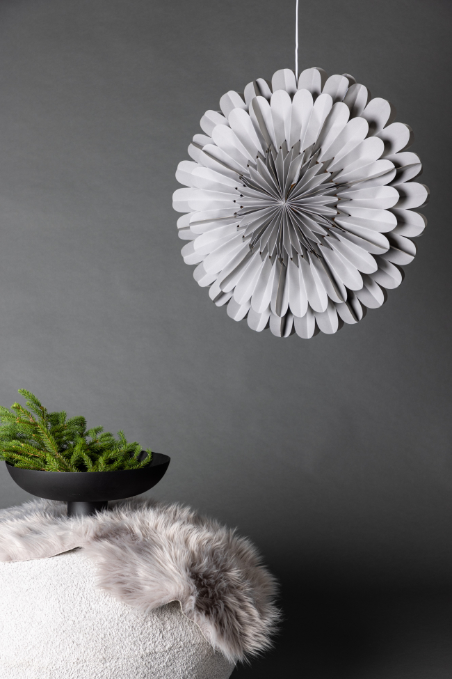 Estrella de Navidad 'Glänt' - Gris