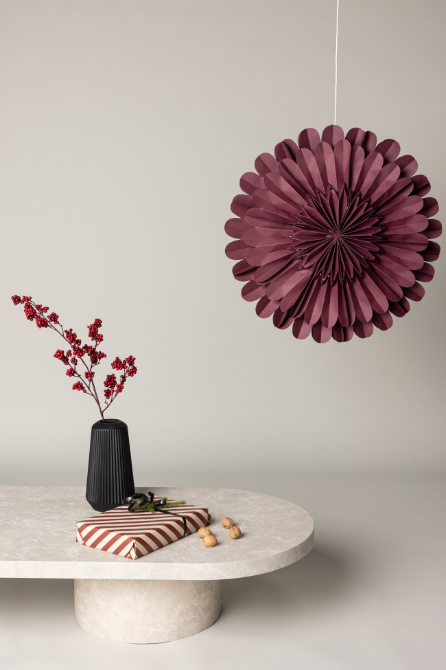 Estrella de Navidad 'Glänt' - Roja