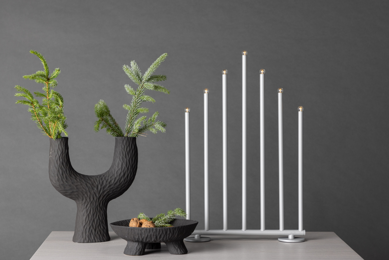 Candelabro de Adviento 'Åkinge' - Plata