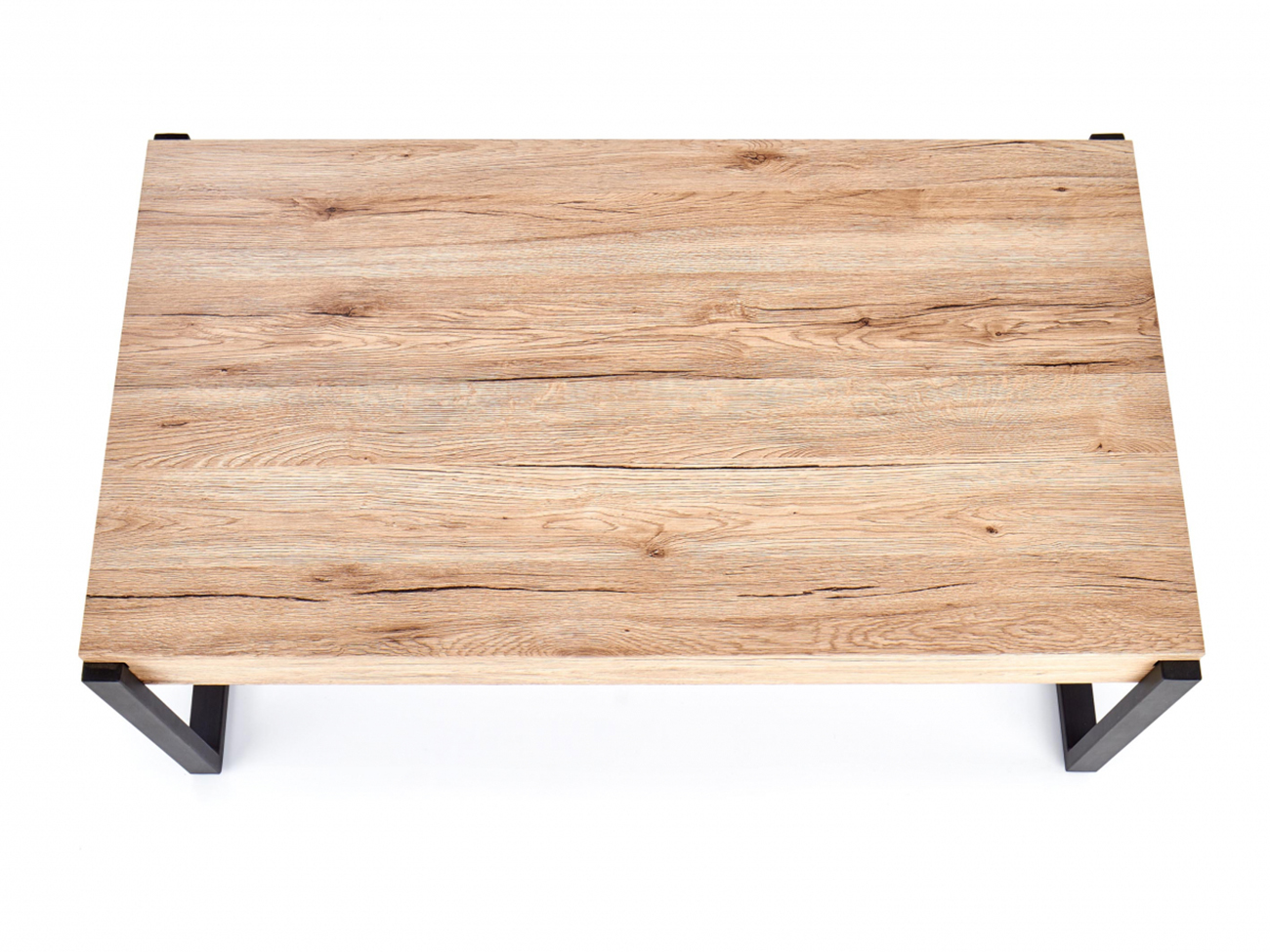 Mesa 'Wood' 110x64cm - Natural/Negro