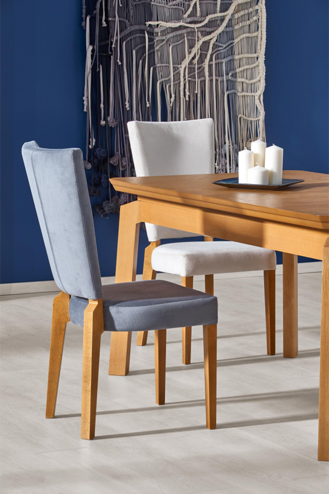 Mesa de comedor 'Honey Oak' 160-250x90cm - Roble