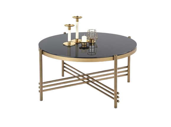 Mesa de centro 'Mare' - Negro/Dorado